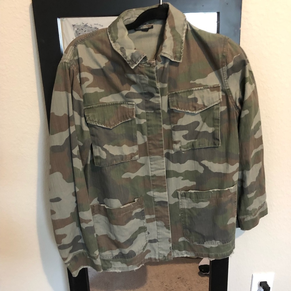 Camo jacket/button up